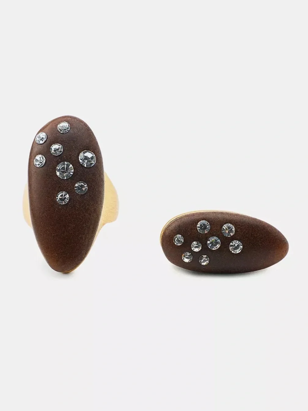 Zara Brown Rings - Picture 4 of 7